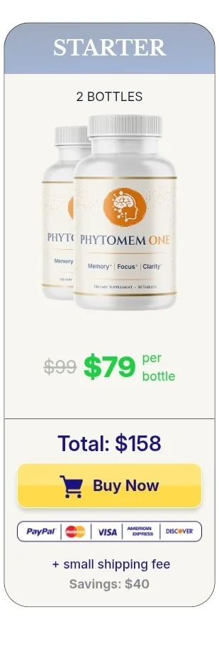 Phytomem One™ 2 bottles pricing
